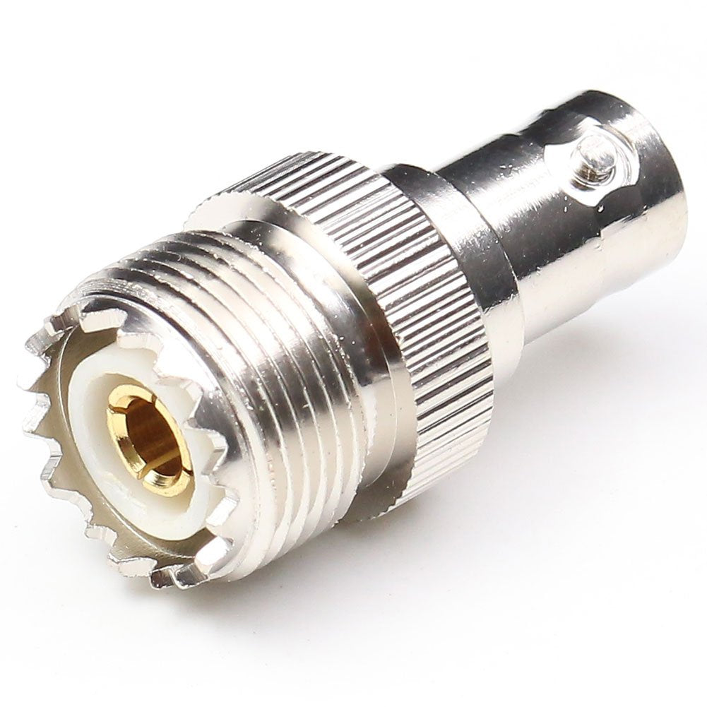 ANHAN UHF Female to BNC Female Adapter - 2Pack F/F Straight Coax Cable Connector