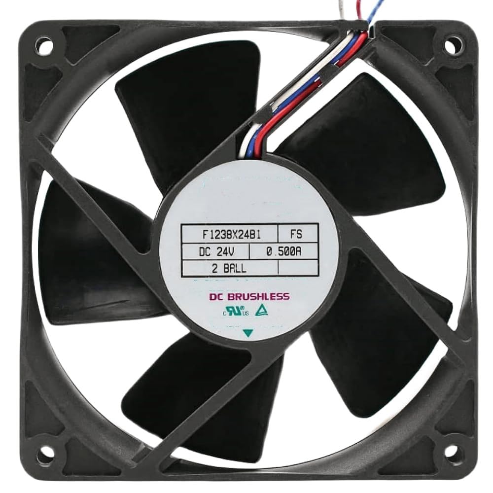 F1238X24B1 FS DC24V 0.500A 120x120x38mm 12CM 3-Wire Inverter Fan