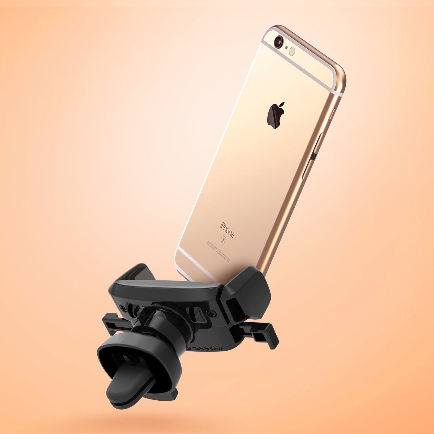 iOttie Easy One Touch Mini Air Vent Car Mount Holder Cradle for iPhone Xs Max R 8 Plus 7 Samsung Galaxy S10 E S9 S8 Plus Edge, Note 9 & Other