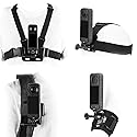 JFX Accessories Kit for Insta 360 X5 X4 Air, Insta360 One X5 X4 X3 X Camera, Chest Mount Head Strap Harness Backpack Clip Holder Wrist Strap