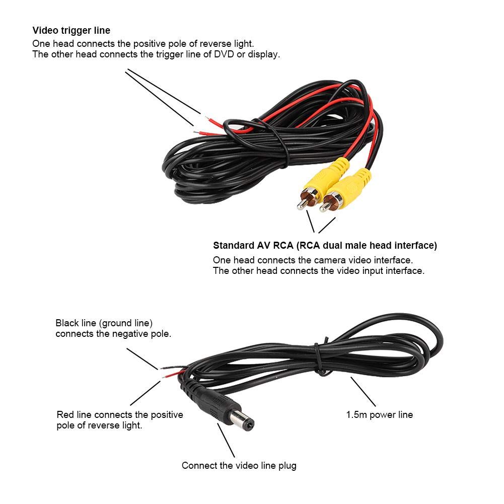 Car Reverse Camera Rear View Backup Fit for Focus 2012-2014 Professional Parking