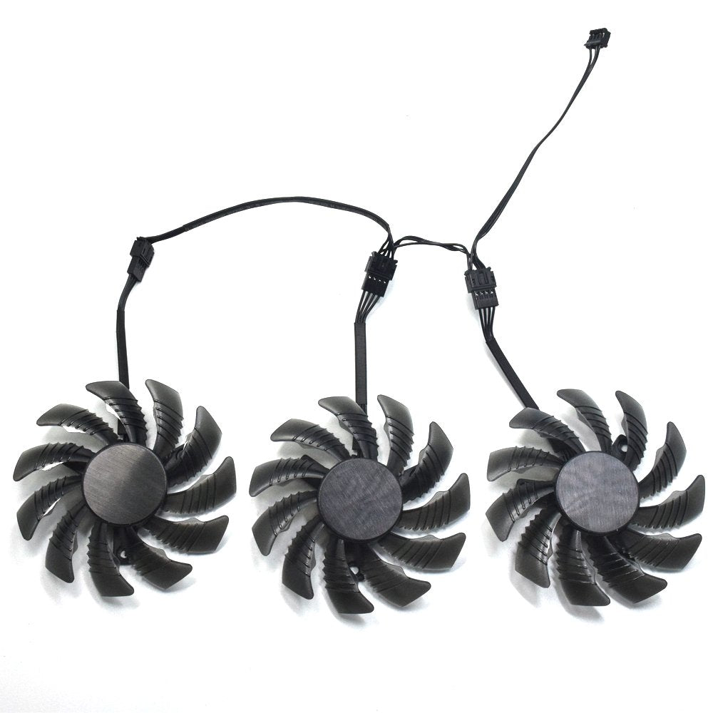 inRobert 78MM T128010SU P104-100 Mining Video Card Cooling Fan for Gigabyte GTX 1080 Ti Gaming/GTX 1070 G1/AORUS GTX 1060/GTX 980 TI G1 Graphic Card