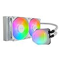 Cooler Master Elite Liquid 240 CPU AIO Cooler - 240mm Radiator, 2x ARGB PWM Fans, Dual-Chamber Pump Design, Ultra-Quiet High-Performance Cooling, AMD