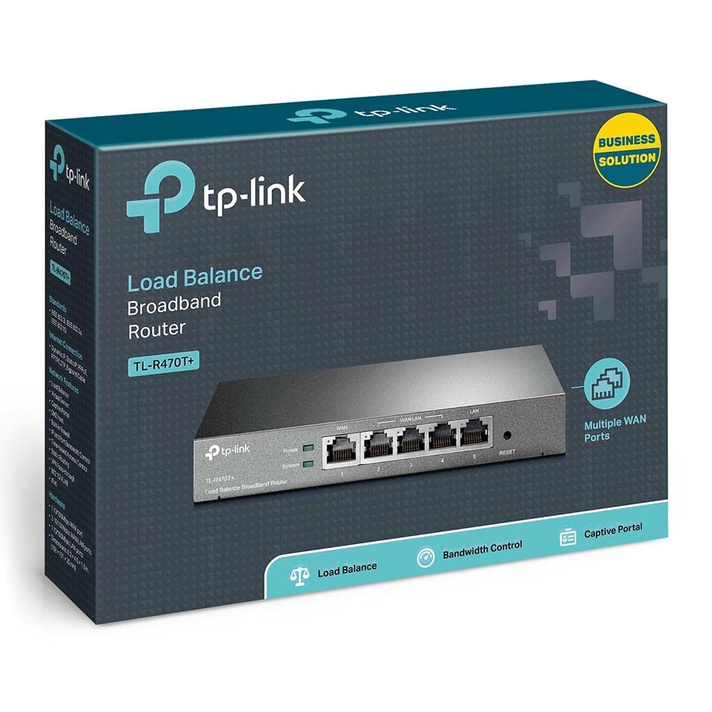 TP-Link Internal Universal Power Supply Load Balance Broadband Router (TL-R470T+)