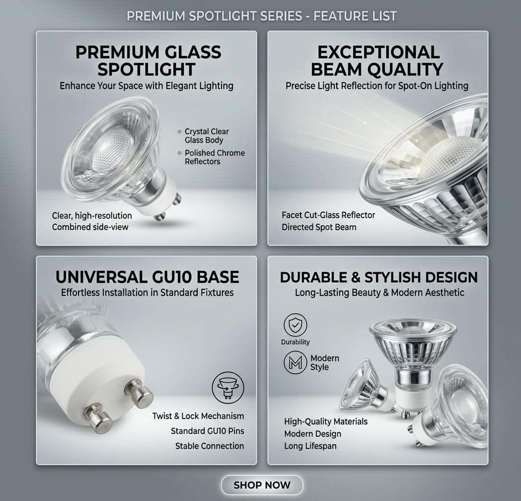 Waterproof 5W GU10 LED Range Hood Bulbs,Dimmable,Warm White 3000K,Indoor Lighting,Kitchen&Cooking Stove Light,Appliance Light Bulbs,Recessed Track