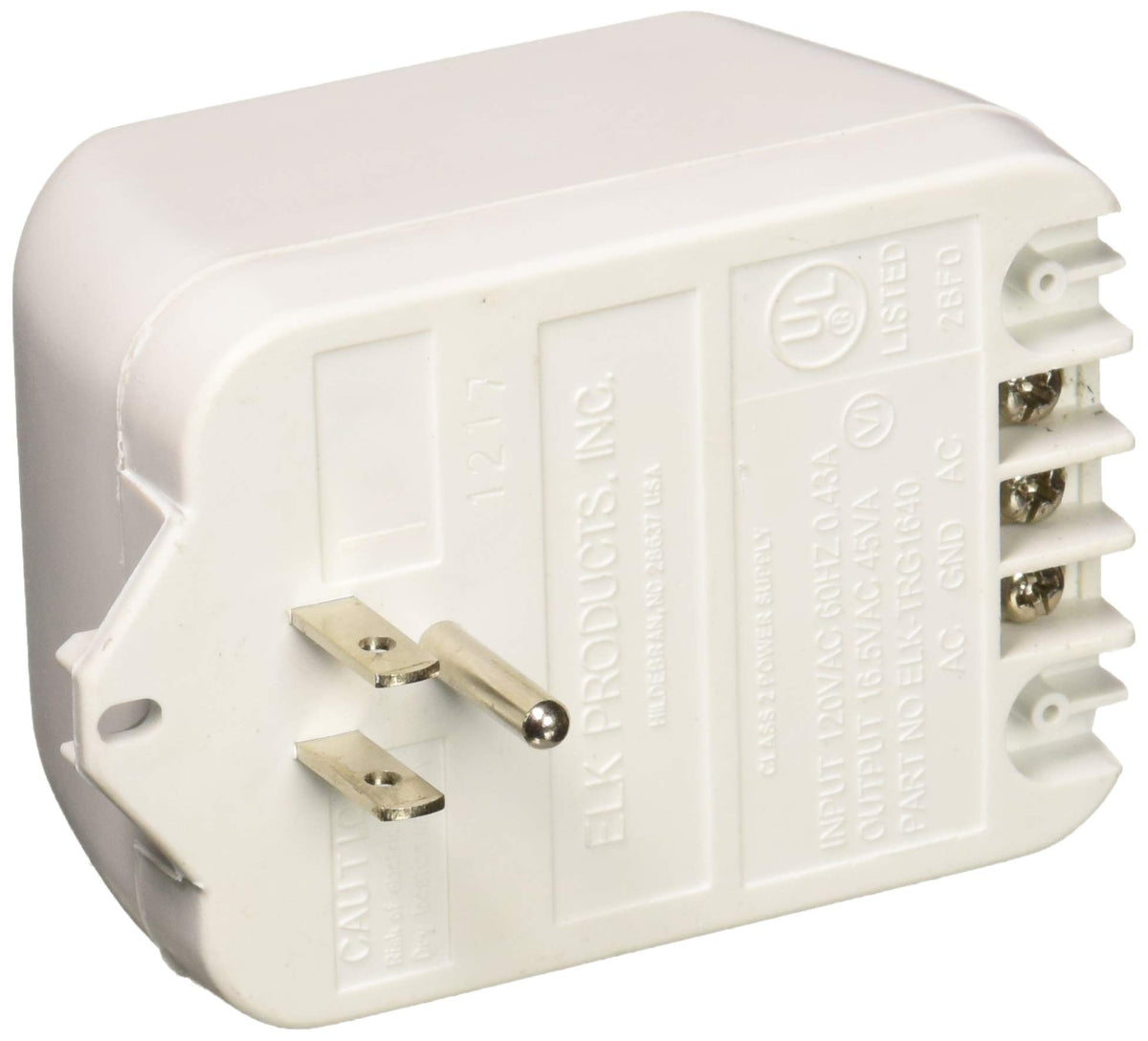 ELK TRG1640 AC Transformer 16.5VAC, 45 VA