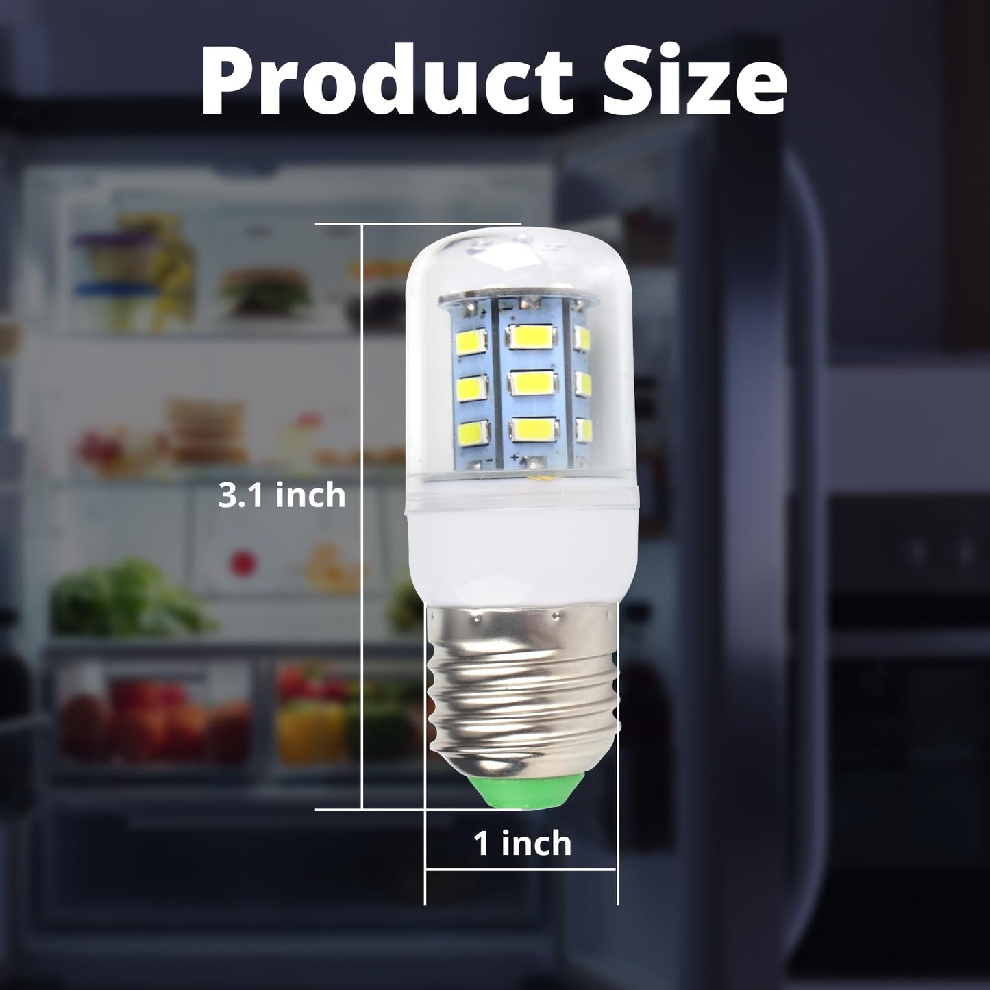 Earthtec E27 Led Bulb Kitchen Range Hood,Bathroom Exhaust Fan Refrigerator