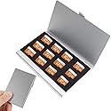 Aluminum Waterproof Memory Card Case - Ultrathin Mini Rustproof Protector for Micro SD/Micro SDXC/TF Cards (Silver Color)