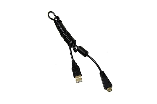 HQRP USB Data Cable Cord for Sony VMC-MD3 Cyber-Shot DSC-TX10 DSC-TX20 DSC-TX5 DSC-TX55 DSC-W560 DSC-W570 DSC-W580 DSC-HX100 DSC-T110 DSC-T99 Digital