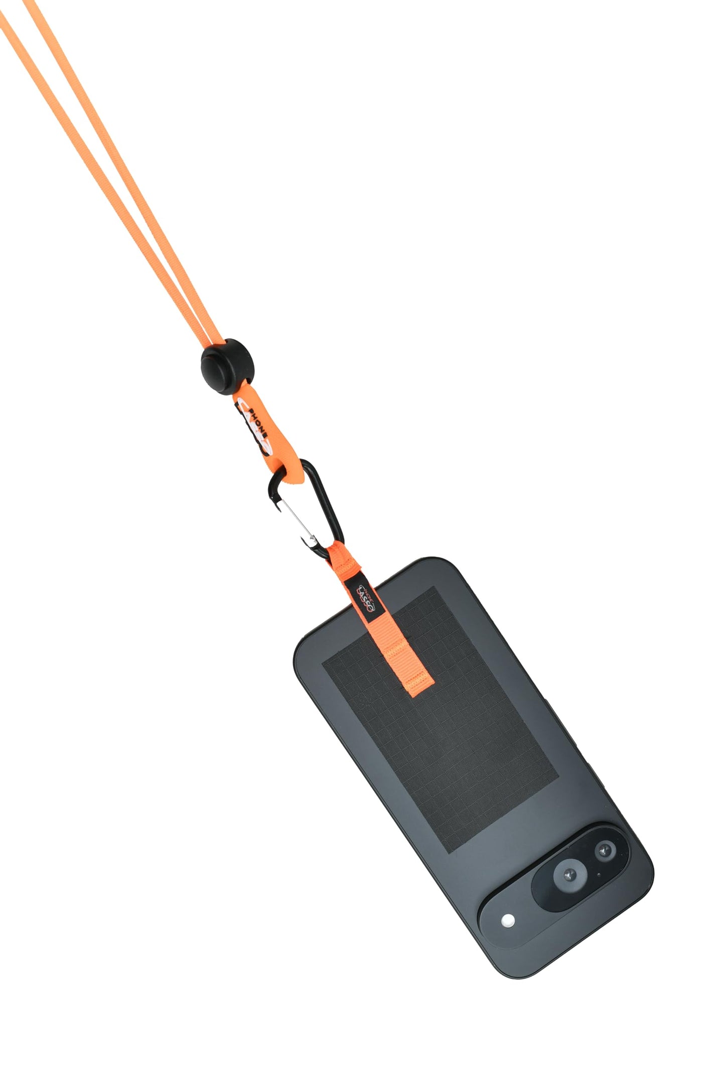 Phone Lasso® 3-Pack - Cell Phone Lanyards with Adjustable Neck and Wrist Straps & 2 Universal Phone Patches - Compatible with Most Smartphones (Black)