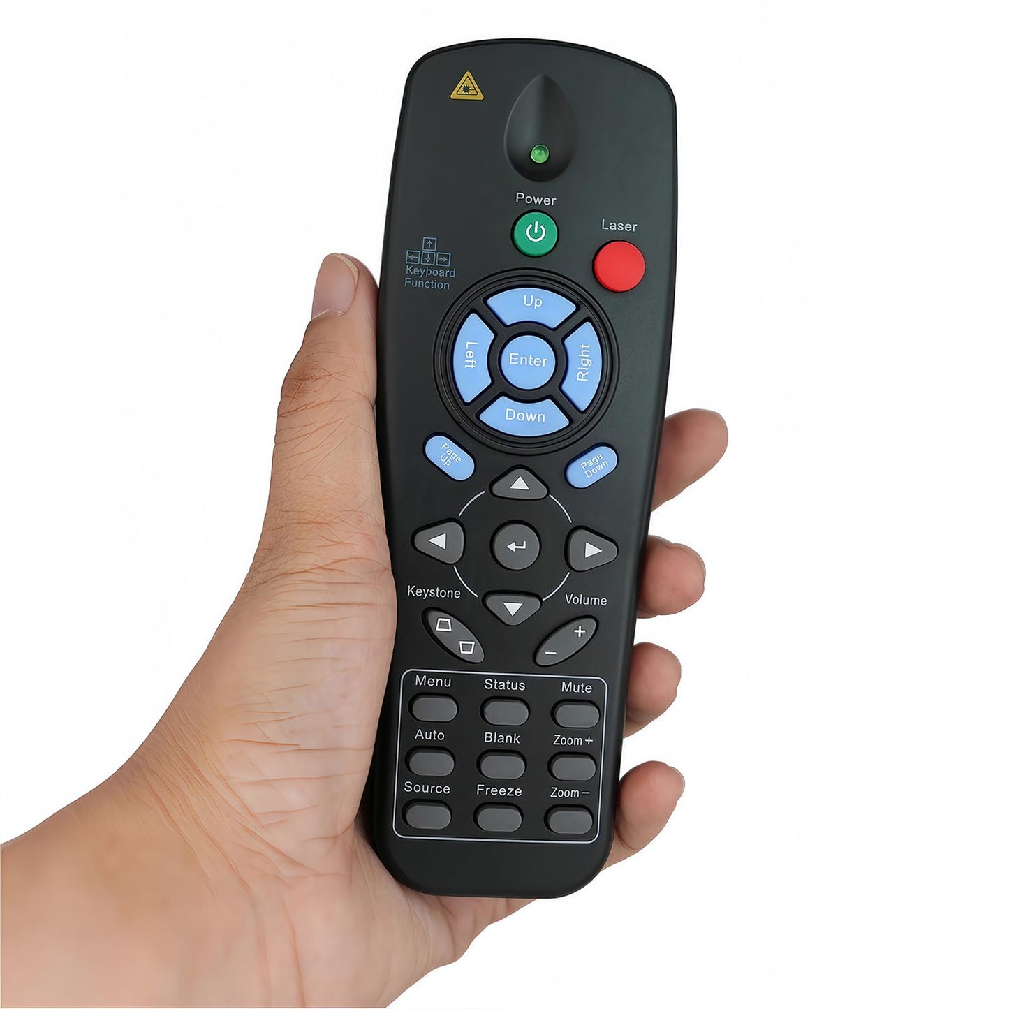Replacement Remote Control for Vivitek Projectors D963HD D871ST D751ST D853W D803W-3D D805W-3D H1180CBHD H1185CBHD