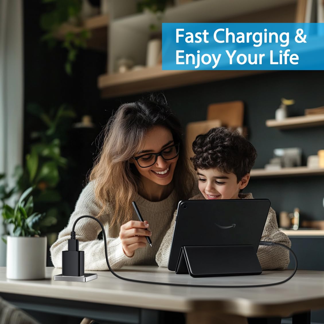 Fast Charger for Amazon Fire Tablet,2Pack 10Ft Long Micro USB Cable USB C Charging Wire for Kindle Paperwhite,Charger Cord for All Generation Fire HD
