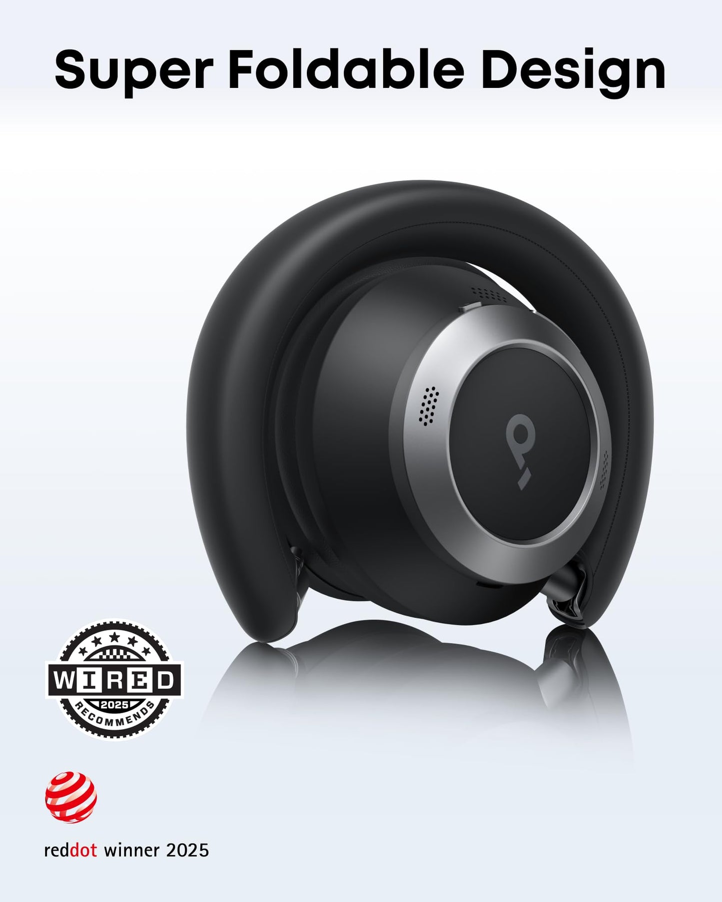 Soundcore Space One Pro, FlexiCurve Over-Ear Headphone, Adaptive Active Noise Cancelling Headphones Driven by 6 Mics, 60H Lossless Audio, Ultra-Fast…