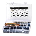 IWISS 1550PCS 2.54mm Pitch Dupont Connector Kit, Includes Pin Headers, Jumper Wire, Crimp Pins for RC Servo, Arduino, SMT, SATA, EPS, PCIe, Battery