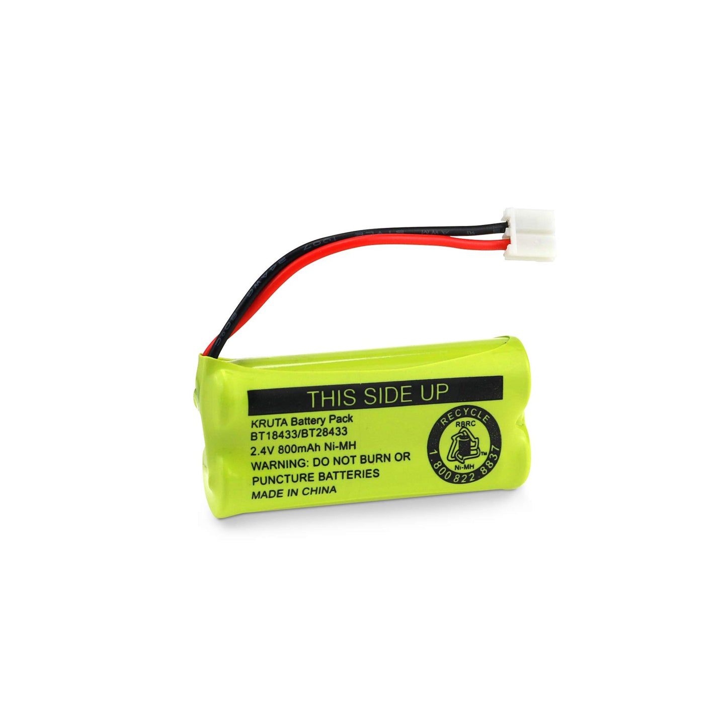 Kruta BT18433/BT28433 BT184342 BT284342 BT1011 BT-1011 800mAh 2.4V Replacement Cordless Phone Battery Compatible with CS6209 CS6219 CS6229 DS6151