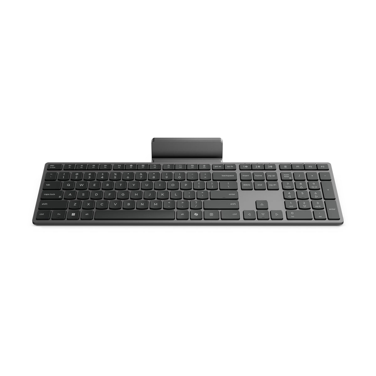 Lenovo 700 Modern Wireless Keyboard, 2.4 GHz Dongle & Dual Bluetooth Connection, AES-128 Encryption, 36 Month Battery Life, Luna Grey