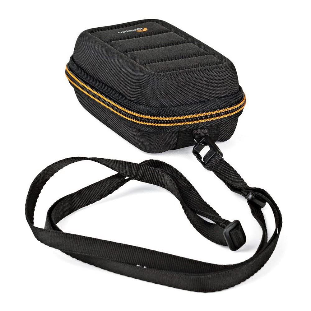 Lowepro Hardside CS 20 Case for Small CSC Cameras, Point-and-Shoot Cameras, Memory Cards & Accessories, 9.30 x 5.99 x 14.50 cm, Black