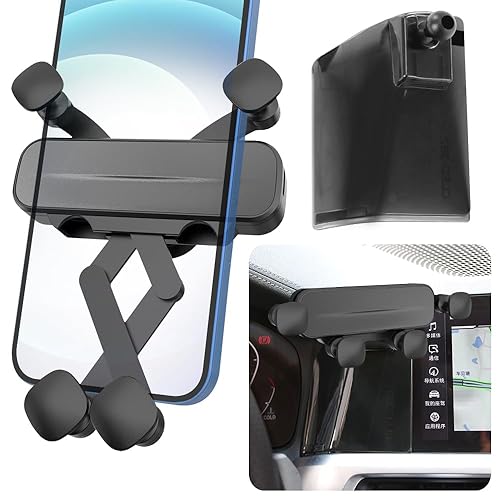 LUNQIN Car Phone Holder Mount for BMW 3 Series 2019 2020 2021 2022?BMW 4 Series 2021 2022 2023 Auto Accessories Interior Decoration Mobile Cell