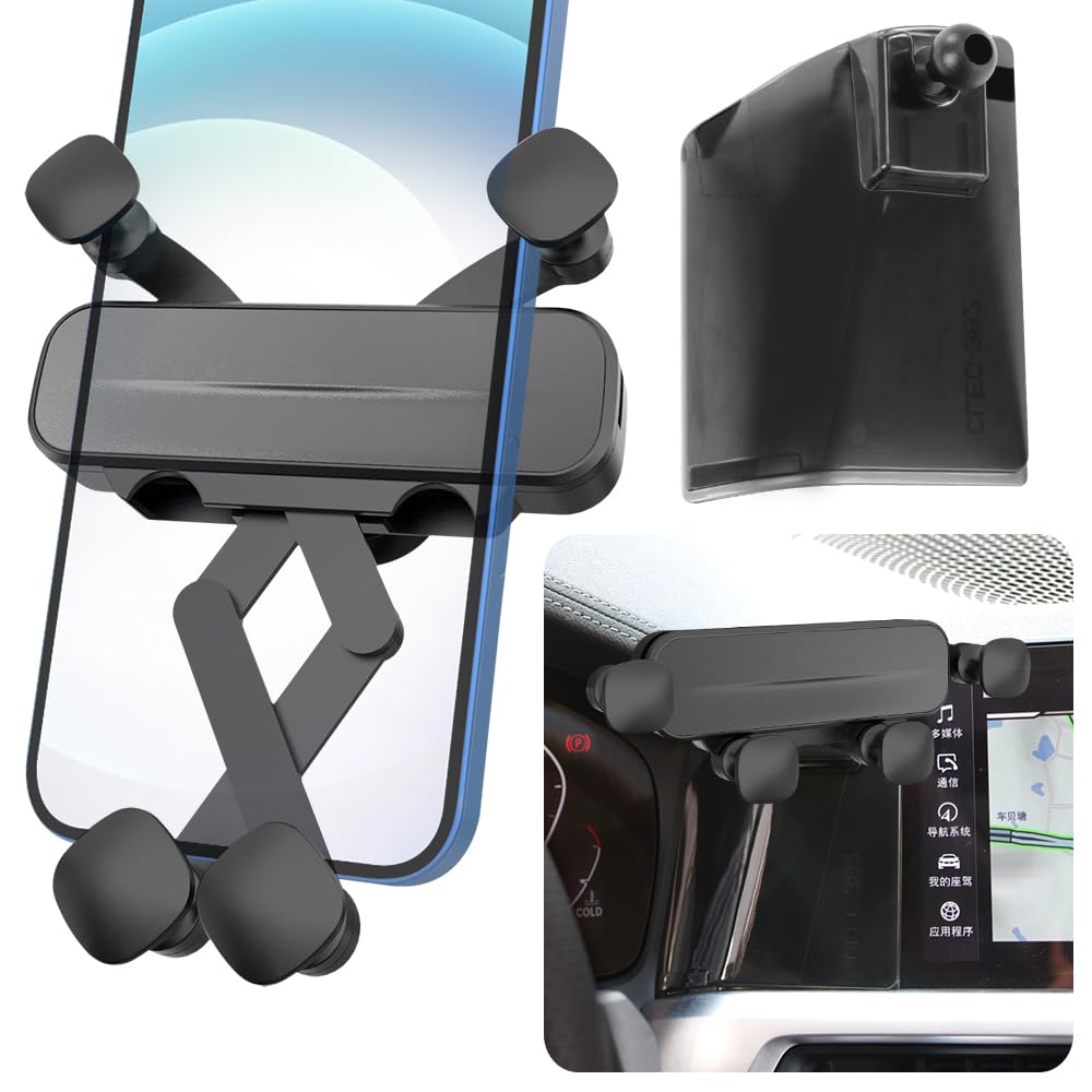 LUNQIN Car Phone Holder Mount for BMW 3 Series 2019 2020 2021 2022?BMW 4 Series 2021 2022 2023 Auto Accessories Interior Decoration Mobile Cell