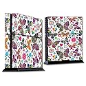 Skin Decal Vinyl Wrap for PS4 Sony Playstation Console (skins only) / Butterflies Colorful Floral