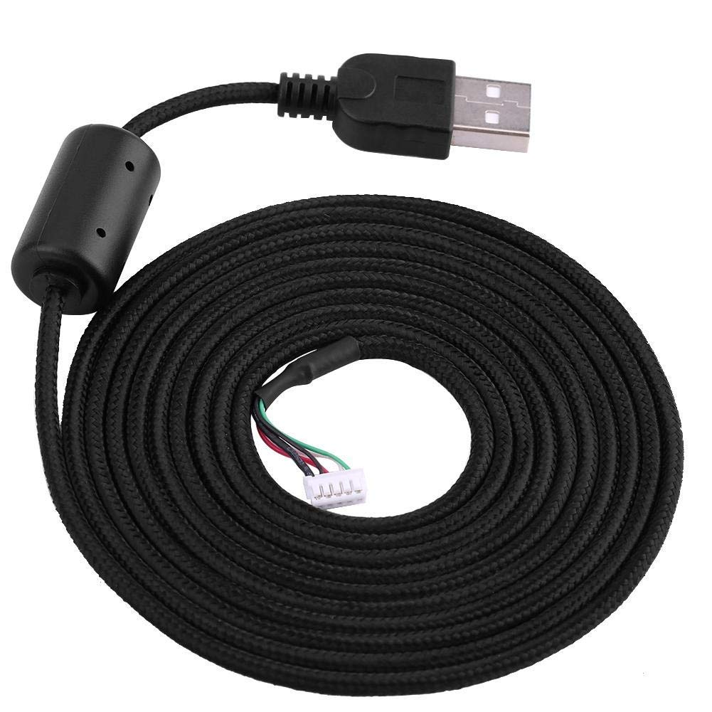 New USB Mouse Cable Mice Wire Mouse Line DIY Replacement Repair for Logitech G500 G5 Replacement Repar Parts, 2 metres
