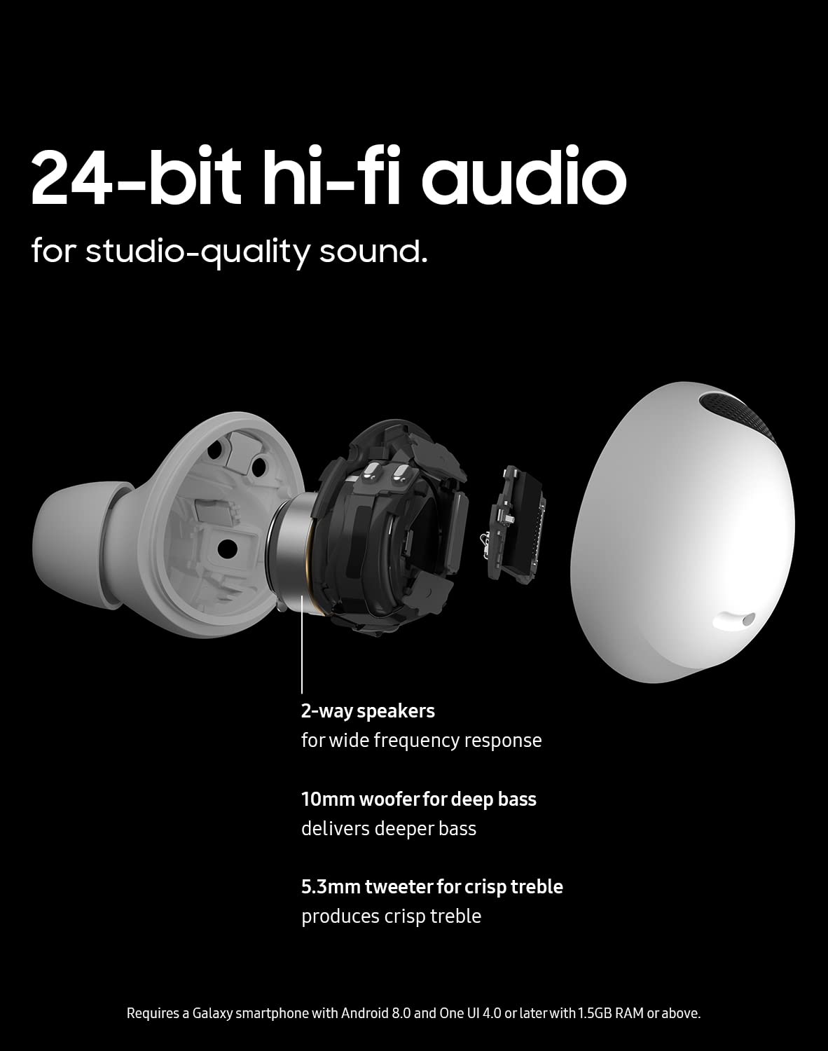 SAMSUNG Galaxy Buds 2 Pro True Wireless Bluetooth Earbuds w/ Noise Cancelling, Hi-Fi Sound, 360 Audio, Comfort Ear Fit, HD Voice, Conversation Mode
