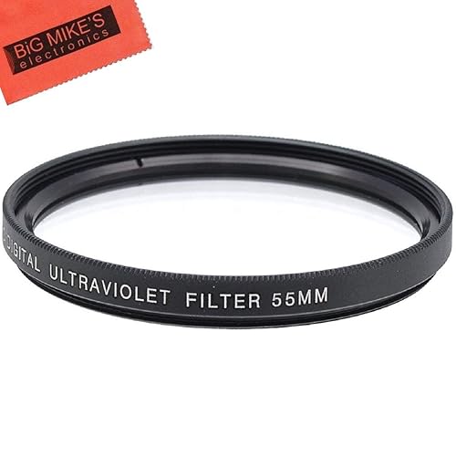55mm UV Filter for Sony Alpha a7, Alpha a7 II, Alpha a7 III Camera with 28-70mm Lens, a6600 Camera with 18-135mm Lens