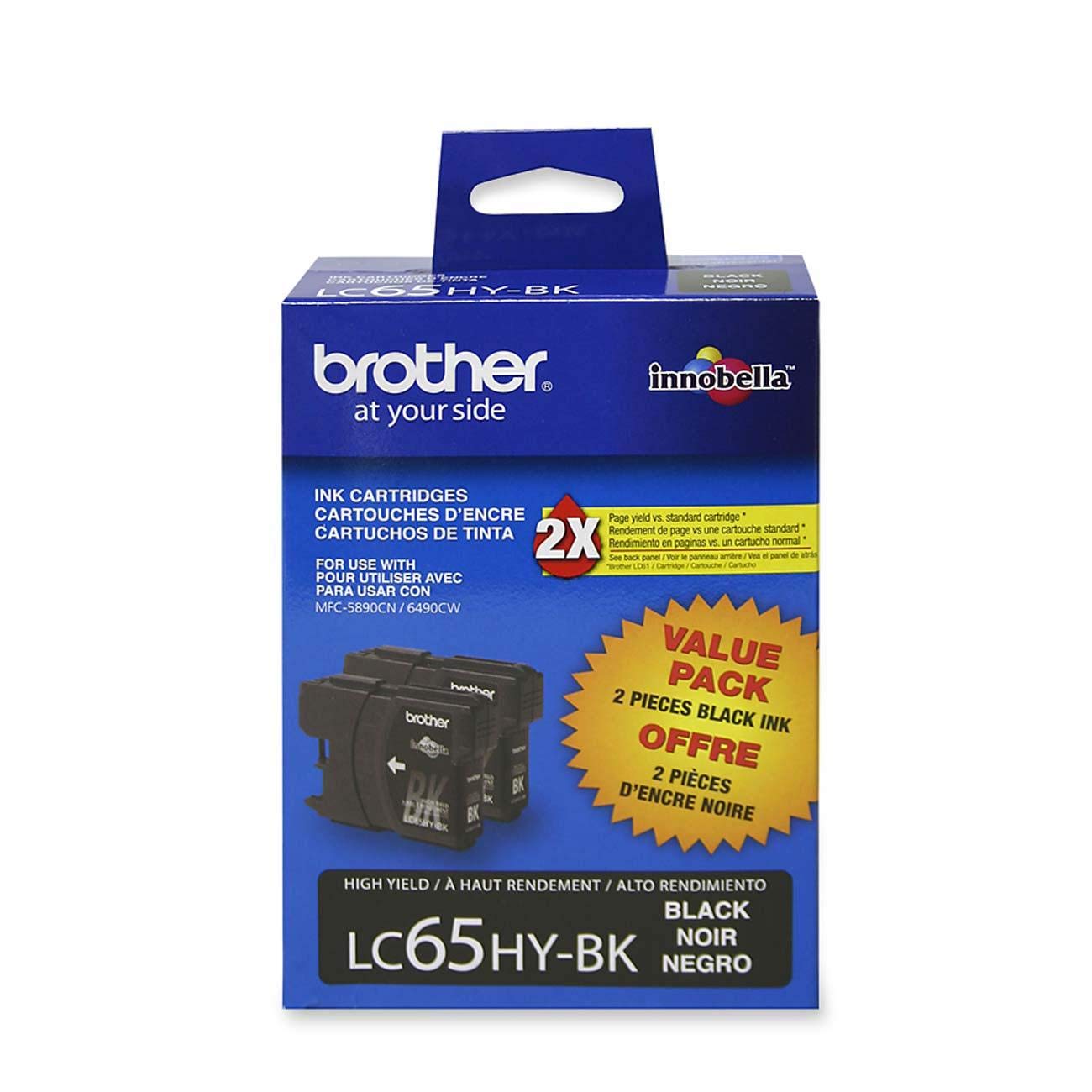 BRTLC652PKS - Brother High Yield Black Ink Cartridge