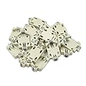 Hxchen 20Pcs White Surface Mount SMD CR2032 Horizontal Coin Button Battery Holder Cell Battery Container Case Power Strips Socket Case