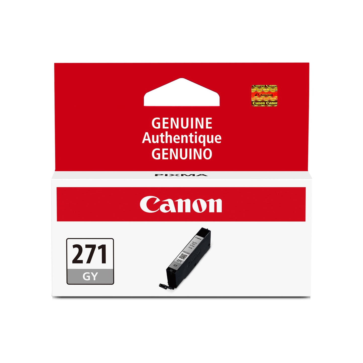 Canon CLI-271 Genuine Gray Ink Tank, Compatible with MG7720, TS8020, and TS9020 Printers