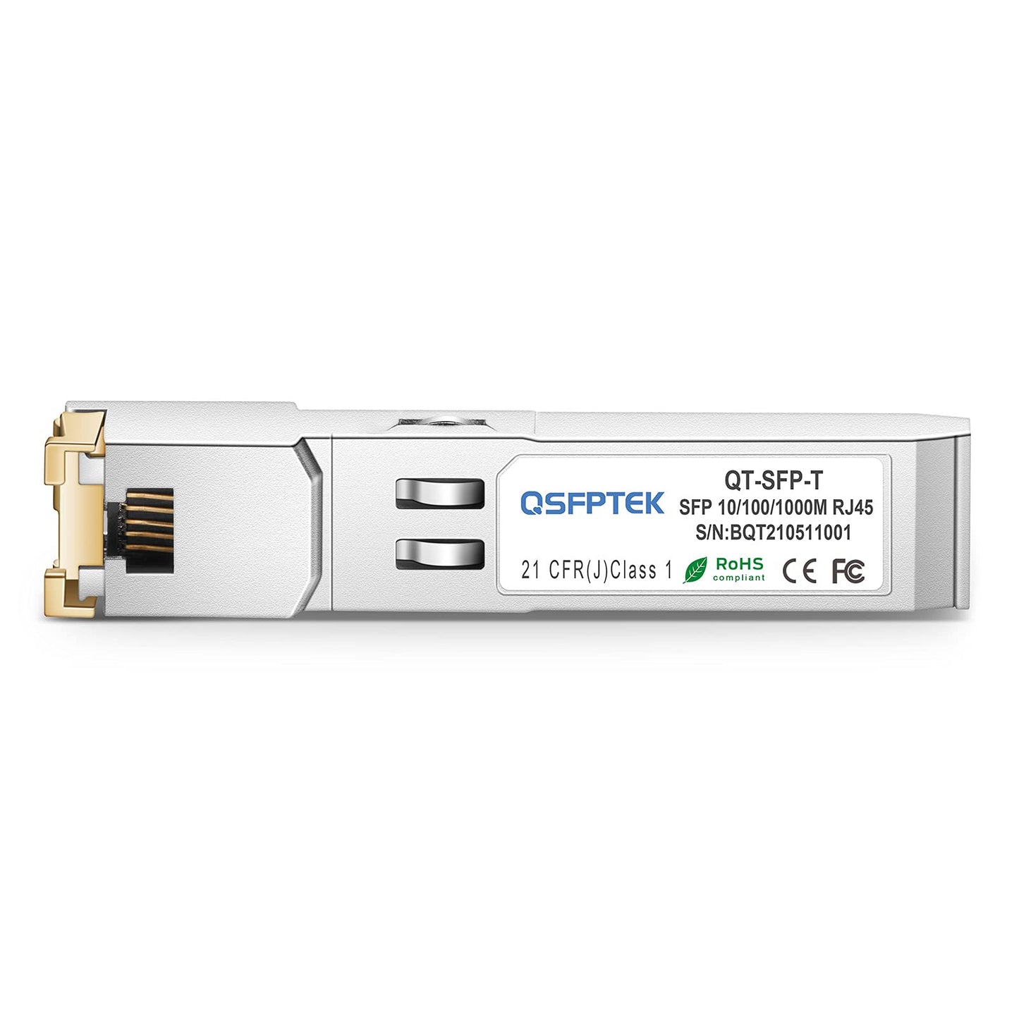 1000BASE-T SFP SGMII Copper RJ-45 100m Transceiver Module SFP to RJ45, Gigabit 1G SFP-T Mini gbic Compatible with Juniper Networks QFX-SFP-1GE-T