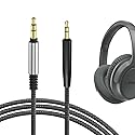 GEEKRIA Audio Cable Compatible with Bose SoundTrue Around-Ear II/AE2, Soundlink On-Ear/II, 2.5mm Braided Nylon Replacement Stereo Cord (4 ft / 1.2 m)