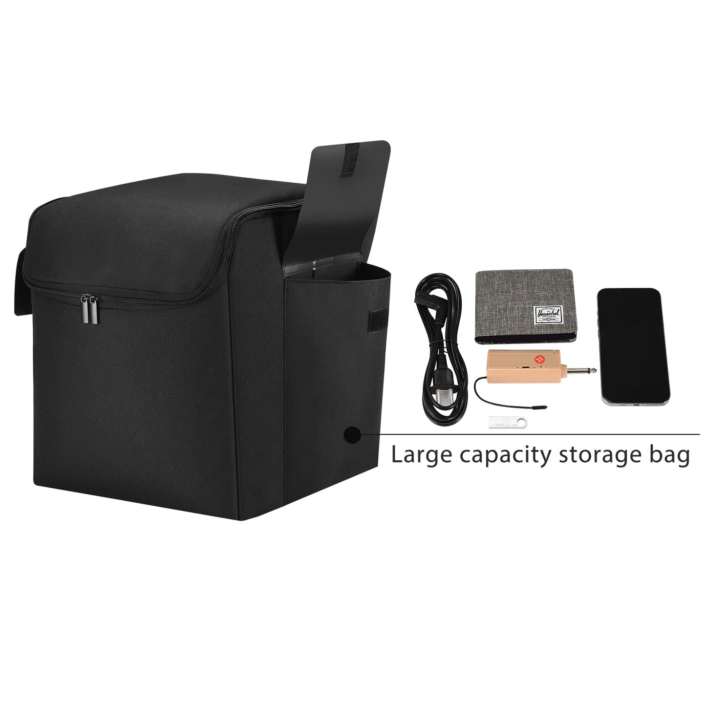 Seracle Carrying Case Portable Tote Bag Travelling Case for JBL Partybox Encore Essential Portable Party Speaker (Black)