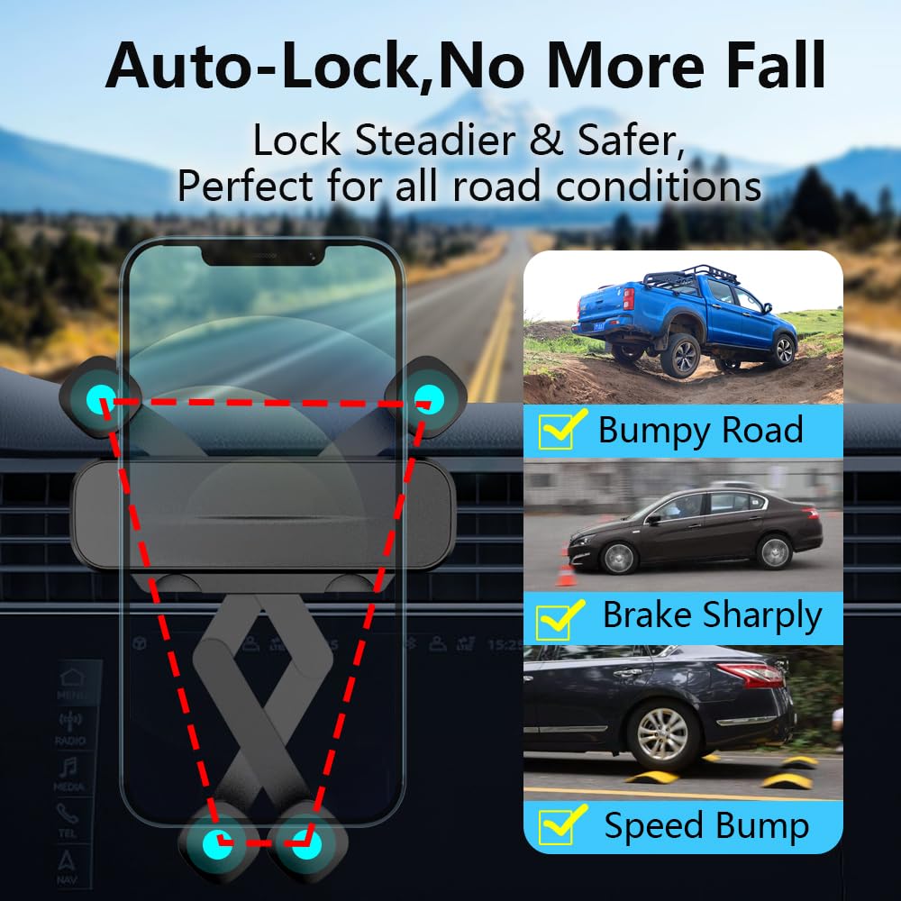 LUNQIN Car Phone Holder Mount for BMW 3 Series 2019 2020 2021 2022?BMW 4 Series 2021 2022 2023 Auto Accessories Interior Decoration Mobile Cell