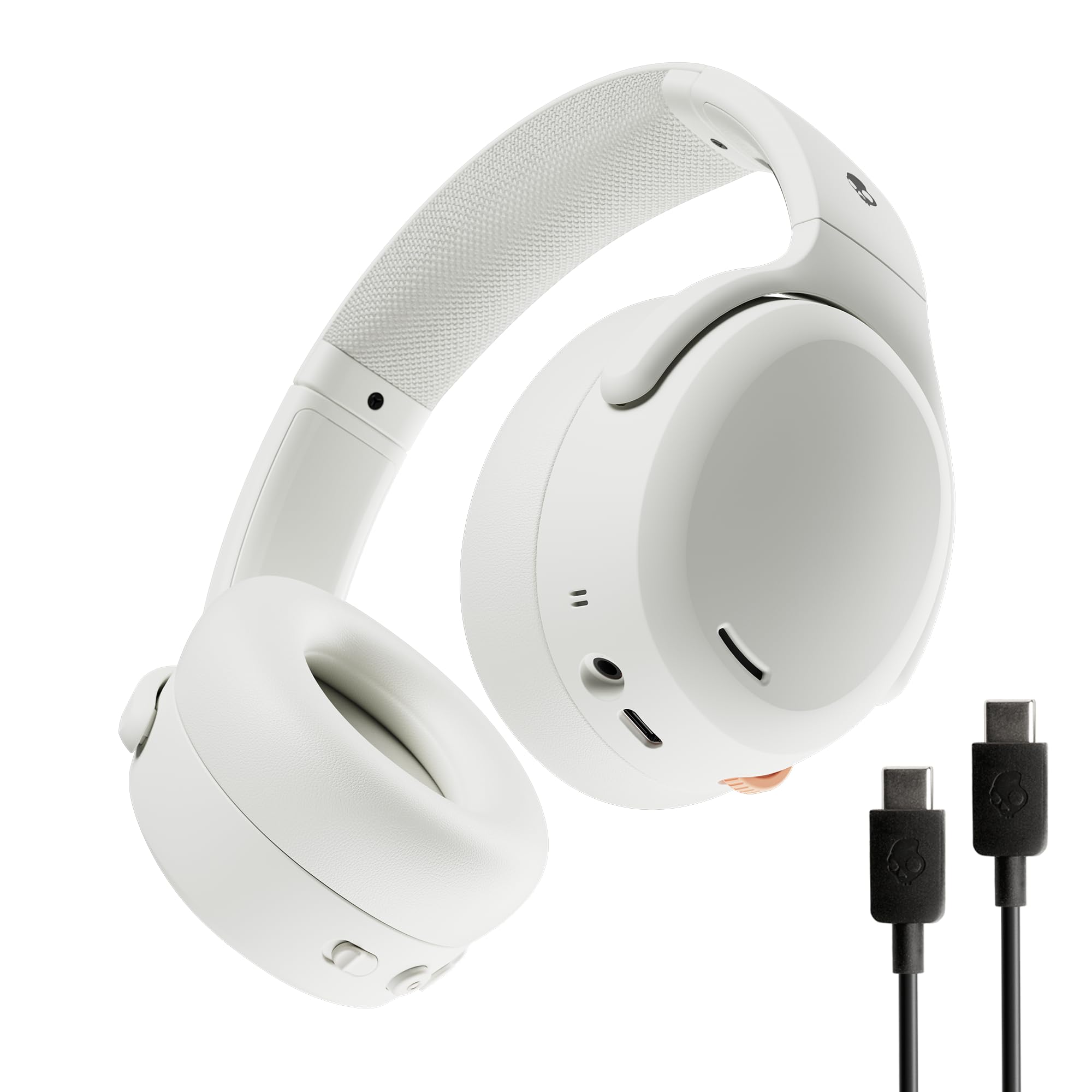 Skullcandy Crusher ANC 2 Wireless Over-Ear Bluetooth Headphones with Extra USB-C Charging Cable, Multi-Sensory Bass, Active Noise Cancelling, 60…