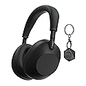 Sony WH-1000XM6 Wireless Noise-Canceling Headphones with QN3 Processor (Black) Bundle with Finder Key Chain (2 Items)