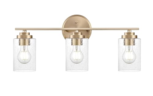 ML Lighting 3683-MG Moven 22" Wide 3-Light Vanity - Modern Gold