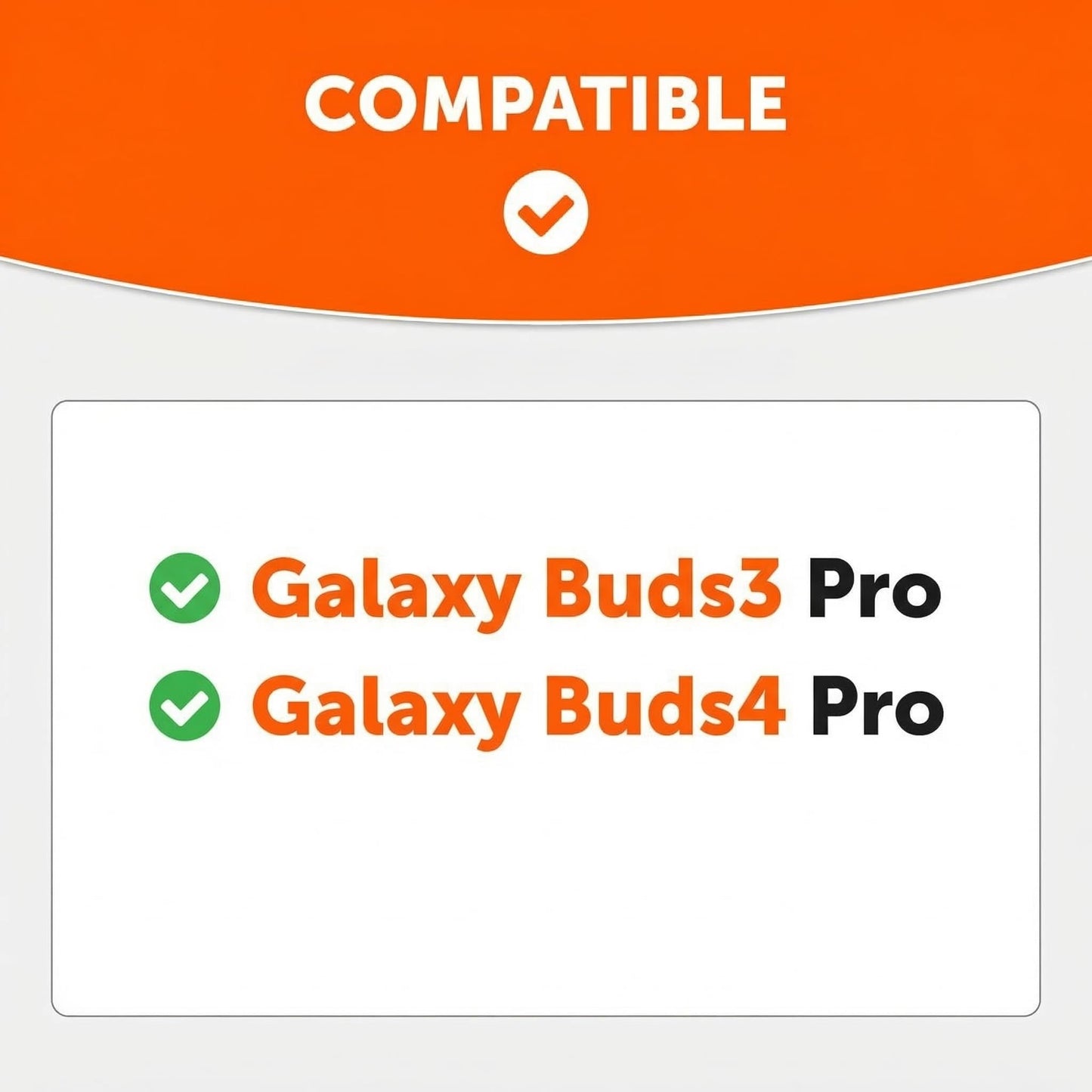 WC TipZ Galaxy - Memory Foam Ear Tips Compatible with Samsung Galaxy Buds Pro 3 & Pro 4 by Wicked Cushions | Improved Comfort, Tighter Seal & Better