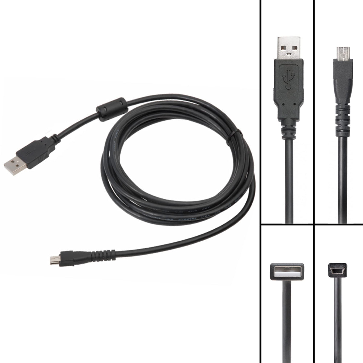 ECS Compatible with Philips SpeechMike Premium 8-Foot USB Cable Cord