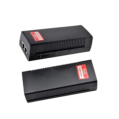 Revotech Gigabit 90W PoE++ Injector 54-56V Adapter, 10/100/1000Base-T IEEE 802.3bt PoE Standard Active POE+, Plug and Play for Wireless Access