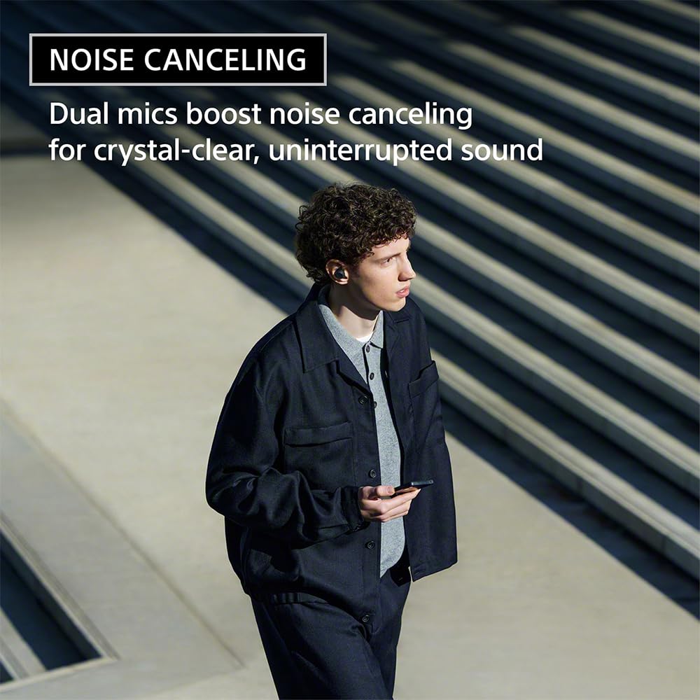 Sony WF-C710NB Truly Wireless Noise Canceling Earbuds Black Bundle with Deco Essentials Converter Adapter Type C Adapter, Type-C USB C Female…