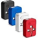 Multi Charging Cable 3A, 4Pack 3 in 1 Retractable USB Charger Cable with USB C/Micro Port, Phone Holder, Multiple Fast Charging Cord for Cell Phones