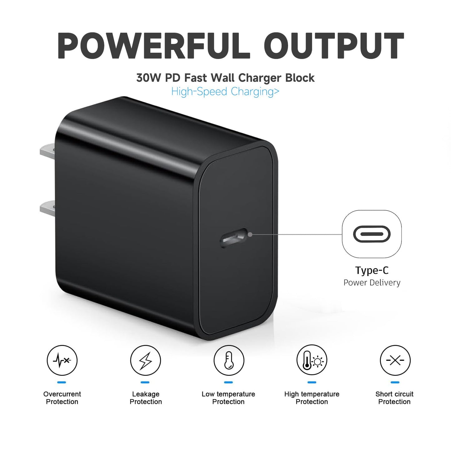20W USB type C Wall Fast Charger for Beats Pill 2024, Beats Powerbeats Pro 2 Earbuds,Beats Solo 4, Studio Buds +, Pro x Kim Kardashian, Beats Flex,Fit