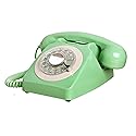 Benotek Telephone, Corded Landline Phones for Home, Retro Old Fashion Home Phone with Rotary Dial Keypad, Antique Old Fashion Telephones Novelty Gift