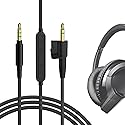GEEKRIA Audio Cable with Mic Compatible with Bose Around-Ear AE2, AE2i, AE2w Cable, 2.5mm Aux Replacement Stereo Cord with Inline Microphone…