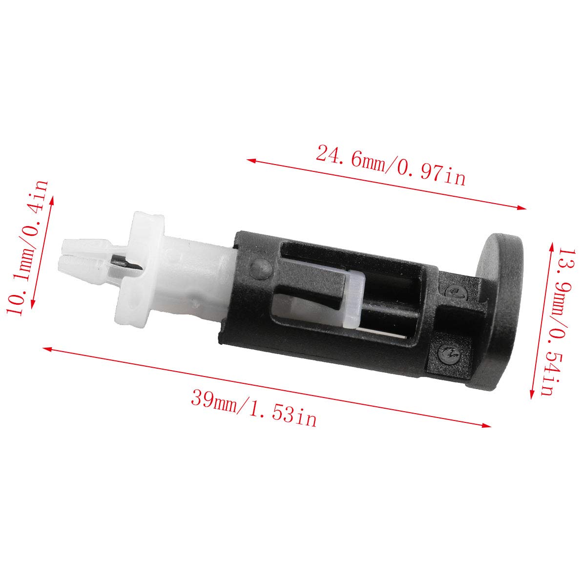 E-outstanding 8PCS Plastic Heatsink Mount Pin CPU Cooler Clips for Intel LGA 775 Socket