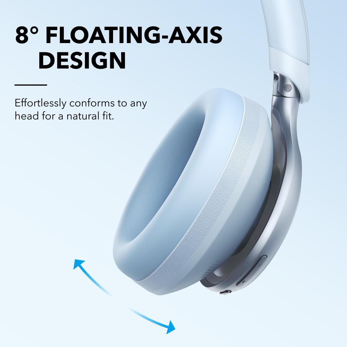 Soundcore by Anker, Space One, Active Noise Cancelling Headphones, 2X Stronger Voice Reduction, 40H ANC Playtime, App Control, LDAC Hi-Res Wireless…