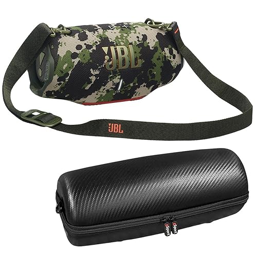 JBL Xtreme 4 Bluetooth Speaker with gSport Carbon Fiber Case (Camo)