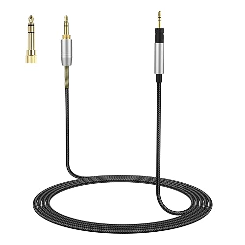 Momentum 4 Cable Compatible with Sennheiser Momentum 4, Momentum 3, Momentum 2, HD1 On-Ear, HD 400S, HD 450BT, PXC 550, PXC 550-II, ACCENTUM Plus…
