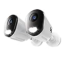 Night Owl Add On Wired IP 4K HD Indoor/Outdoor Deterrence Cameras with 2-Way Audio (2 Pack)
